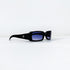 lunettes vintage chanel 5046 C501/9 noir verres bleus – vue trois quarts