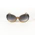 lunettes vintage Dior écaille or vue de face