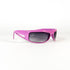 Lunettes de soleil Nouvelle Vague Richmond S80 rose : vue de trois quarts sur fond blanc