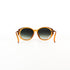 Vue frontale de la monture vintage Christian Dior, forme arrondie