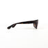 Vue latérale des lunettes Persol écailles avec flèche métallique