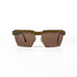 Vue frontale neutre des lunettes Christian Lacroix 7318 avec verres brun foncé
