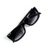 Vue inclinée de lunettes Yves Saint Laurent noires pliées