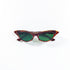 Lunettes de soleil vintage œil-de-chat écaille – vue de face