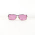 Lunettes YSL vintage vue face avant, verres roses