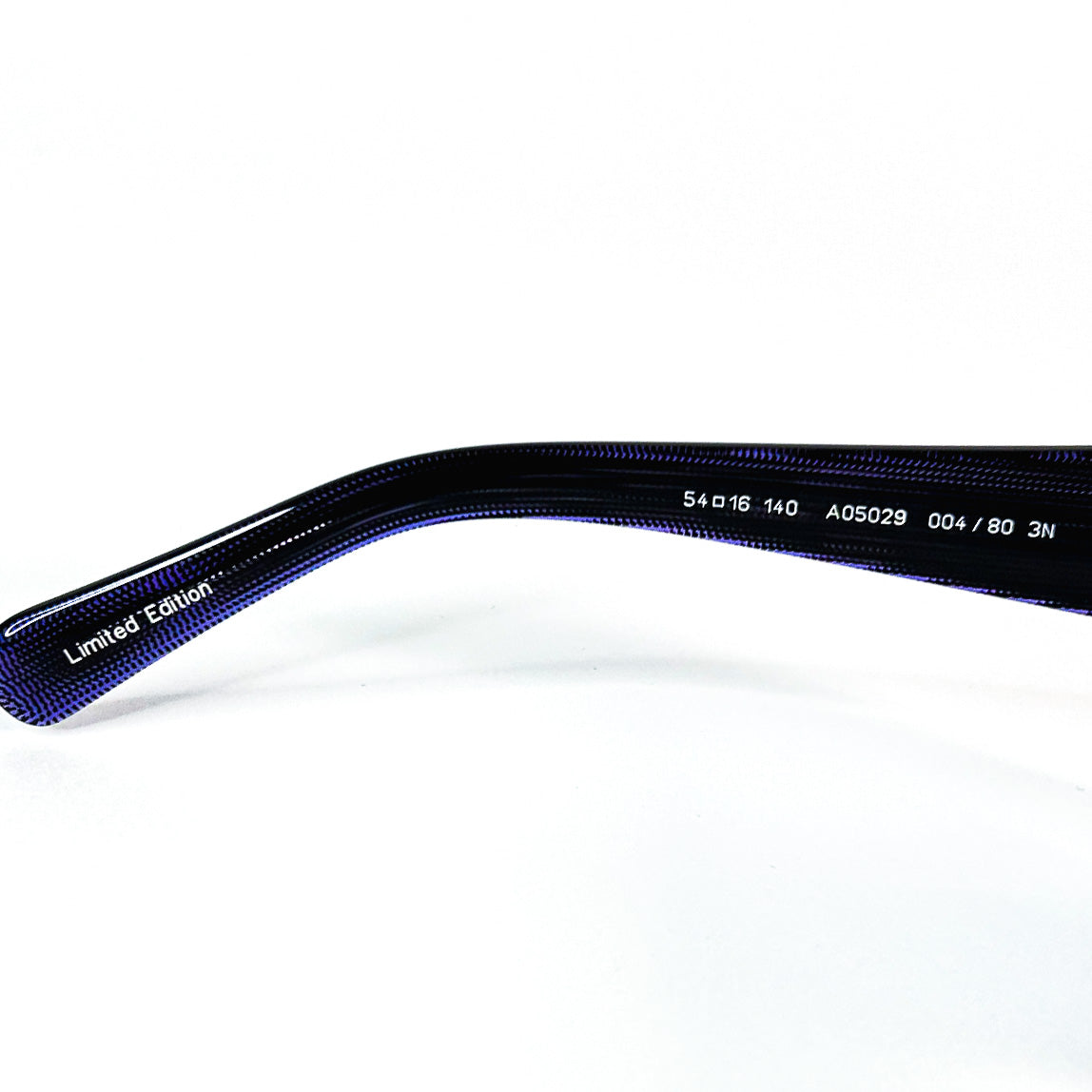 Détail référence AL05029 et taille sur branche lunettes