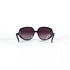 Face avant Christian Dior 2320 oversize noire verres bordeaux