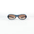 Vue frontale lunettes Prada SPR 04A 2AD-1A1 ovales bleues