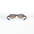 Vue frontale lunettes Prada SPR 04A 2AD-1A1 ovales bleues