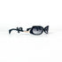 Lunettes Miki M0165 noires ovales, décor arabesque doré