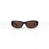 Vuarnet 619 brun, vue frontale sur fond blanc