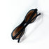 Lunettes de soleil Prada SPR 04A 2AD-1A1 ovales bleues avec verres bruns