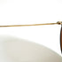 Lunettes vintage Morel monture ronde métal doré vue de face avec verres marron