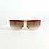 Lunettes Missoni M 187/S monture métal doré et acétate rouge vue de face