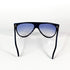 Monture lunettes vintage bleu modèle T.m, vue profil