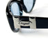 Vue latérale lunettes vintage Chagall acétate noir et métal