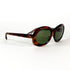 Monture lunettes vintage écaille marron épaisse avec verres verts