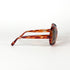 Lunettes vintage TV screen vues de dos – branches épaisses et monture carrée en acétate écaille années 70