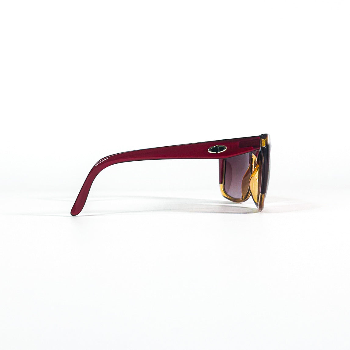lunettes Dior 2400 profil gauche rouge translucide
