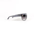 Lunettes Babil flat-top 80s en profil gauche, branche mouchetée gris noir, embout fin.