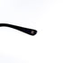 Embout de branche Chanel 3102, double C blanc discret signature Chanel sur acétate noir laqué